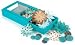 Daisies & Middles W/Small Photobox-Sunken Treasure - Teal/Brown
