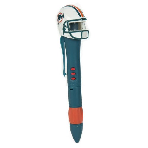 Pack of 4 NFL Miami Dolphins Light-Up LED Programmable Pens