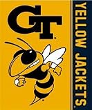 Georgia Tech Yellow Jackets 50x60 Royal Plush Raschel Throw Blanket - COLLEGE ATHLETICS Sports Merchandise