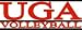 DECAL B - UGA VOLLEYBALL BAR - 6.7" x 2.6"