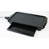 Nostalgia Electrics NGD-200 Non-stick Electric Griddle with Warming Drawer