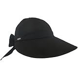 Fashion Helpers Women's Golf Visor Hat With Back Bow