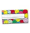 FLAT NAME PLATES SMILEY FACES 36/PK