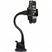 Macally mGrip Suction Cup Holder for All Portable Devices in Vehicle (Black)