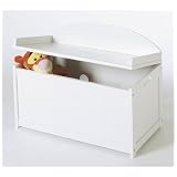Kids Wooden Toy Box Chest - White by Toy Chests