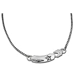 Collier Homme Sector - S03R701C - Aviator - Acier - Plaque Acier - Cha�ne 50 cmpar Sector