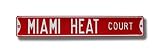 Miami Heat Court Ct Sign 6 x 36 NBA Basketball Street Sign