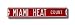 Miami Heat Court Ct Sign 6 x 36 NBA Basketball Street Sign