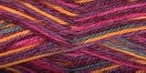 Wool Yarn-Autumn Sunset(Rose/Pumpkin/Red Violet)