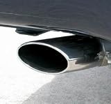 Cat-Back Exhaust System Single Side Exit Incl. Muffler/Pipes/Clamps/4 in. x 7.25 in. Hydroformed Tip 50-State Emissions Legal