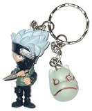 Naruto Shippuden Kakashi & ANBU Mask Keychain C3771