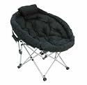 Ace RMOLMF-113 "Living Accents" Large Moon Chair - Black (Pack of 2)