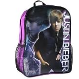 Justin Bieber Glow Purple Backpack