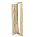 Dollhouse Miniature Furniture Wood Fairy Front 6 Panel Door 1/12, Wooden Color