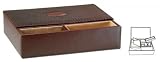 Mens Valet Jewelry Box - Brown (Brown) (2.75H x 11.75W x 9.25D)