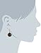 Amazon Essentials Gold-Plated Sterling Silver Faceted Gemstone Round Bezel Drop Earrings, (previously Amazon Collection)