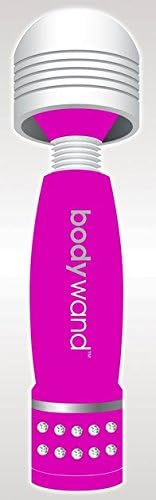 New Splashproof Bodywand Mini Neon Purple Magic Wand Massager + 4 oz Anti-Bacterial Spray Cleaner