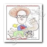 Surreal Art Garfunkle 8x8 Iron On Heat Transfer For White Material Surreal Art Garfunkle 8x8 Iron On Heat Transfer For White Material