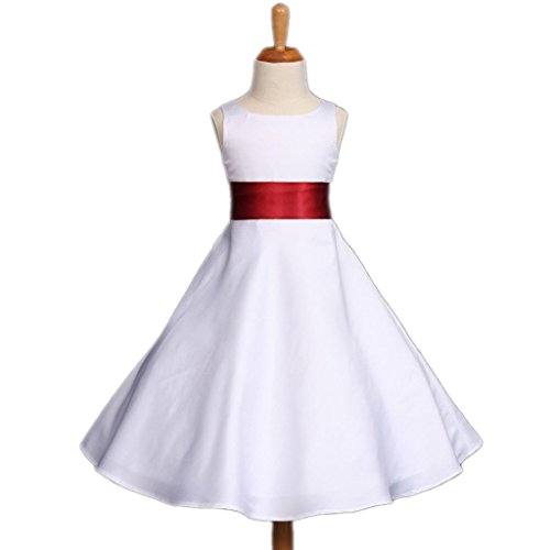 Joanna Little Girls' A-Line Satin Dress