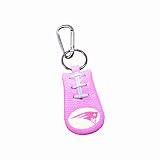 top sixtyfour New England Patriots Pink NFL Football Keychain