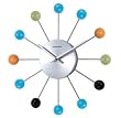 George Nelson Xmas Deco Multicolored Atomic Ball Starburst Wall Clock