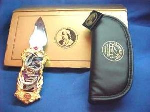 Franklin Mint Whelan Dragon Power folding knife B11ZM48