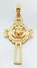 14kt Yellow Gold Claddagh Cross - K1154