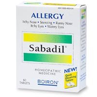 Sabadil Homeopathic MedicineTablets by Boiron - 60 Each