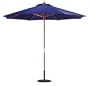 Oxford  Garden 9-Foot Polyester Market Umbrella, Navy Blue