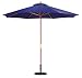 Oxford Garden Designs 9-Foot Garden Market Umbrella, Blue