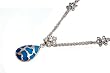 Sterling Silver CZ Necklaces - Chain: 16-18" (adjustable) Height: 36mm