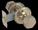 2 3/4 inch Hexagon Knob Privacy Set - Bright Brass