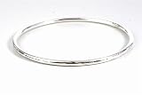STERLING SILVER BANGLE BRACELET 70mm x 3mm