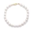 8" 14k Yellow Gold 6-6.5mm (AAA) Akoya Pearl Bracelet