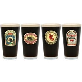 Guiness beer always tastes better from an official glass!