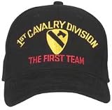 1st Cavalry Division - Military Supreme Low Profile Embroidered Insignia Cap / Baseball Style Cap