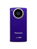 Panasonic TA-1 Ultrathin HD Pocket Camcorder Enabled with Skype and iFrame (Purple)