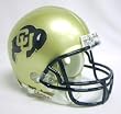 Colorado Buffaloes Replica Mini Helmet w/ Z2B Mask - College Athletics Sports Merchandise