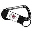 Kansas City Chiefs Black Carabiner Keychain