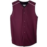 Wicking Sleeveless Button Front Jersey