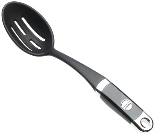 KitchenAid Silicone Slotted Spoon, Black