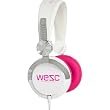 WeSC Bass Headphones White/Pink, One Size