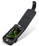 Tuff-Luv Leather case cover for (Samsung Omnia II i8000) - Black