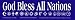 God Bless All Nations. -Magnetic Bumper Sticker.