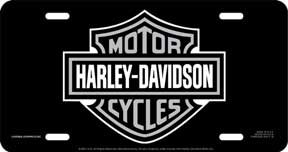 Chroma 6x 12 Stamped Aluminum Auto Tags - Harley Davidson
