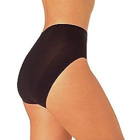 Naomi & Nicole Black Luxurious Shaping Smooth Look Hi-Cut Brief
