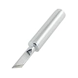 uxcell 半田ごてチップ　 900-K　メタル　4.1cm全長　置換部品　シルバートーン