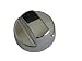 from UNIVERSAL (Pack x 1) First4Spares Replacement Cooker Oven Hob Silver CONTROL KNOB BUTTON Supplied With 3 x Different Sized Shaft Spindles / Adaptors To Suit All Applications