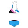 Xhilaration Blue BG Peace Out Rash Set - XS