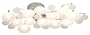 Possini Euro Lilypad Etched 30" Wide Ceiling Light Fixture